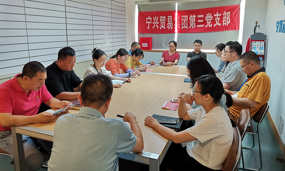 砥礪奮進(jìn)新征程 喜迎黨的二十大 —— 貿(mào)易集團(tuán)各黨支部積極開(kāi)展主題黨日活動(dòng)